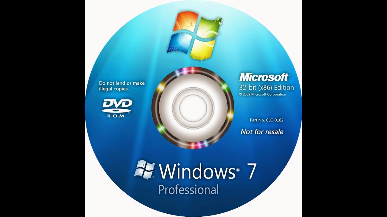 microsoft windows 7 professional iso image